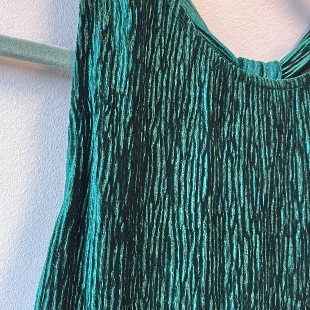 Maeve SP Green Sleeveless Dress velvet - Picture 3 of 8